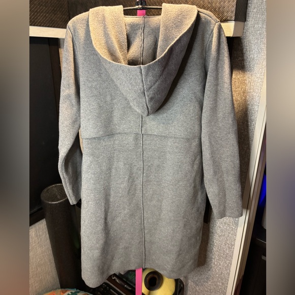YO YO Gray Hooded Women's Sweater medium / large - Picture 2 of 8
